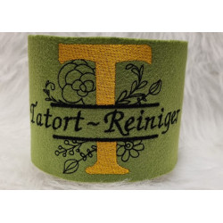 Stickdatei - Doodle Blumen Alphabet Monogram geteilt "T"